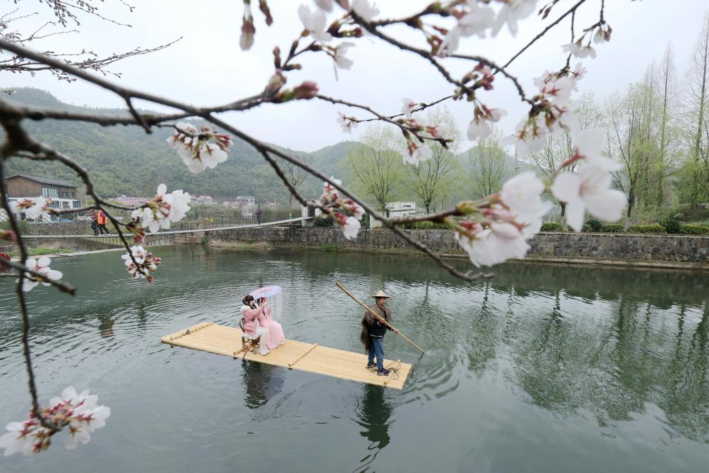 浙江德清：鄉村游 享春光